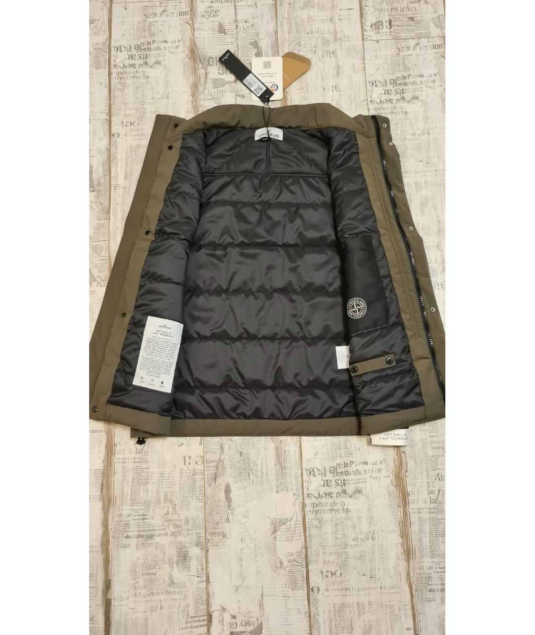 STONE ISLAND Хаки жилет, фото 7