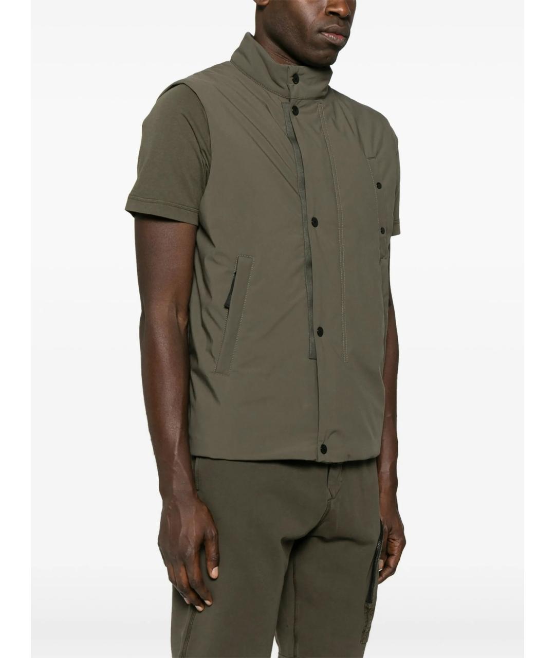 STONE ISLAND Хаки жилет, фото 2