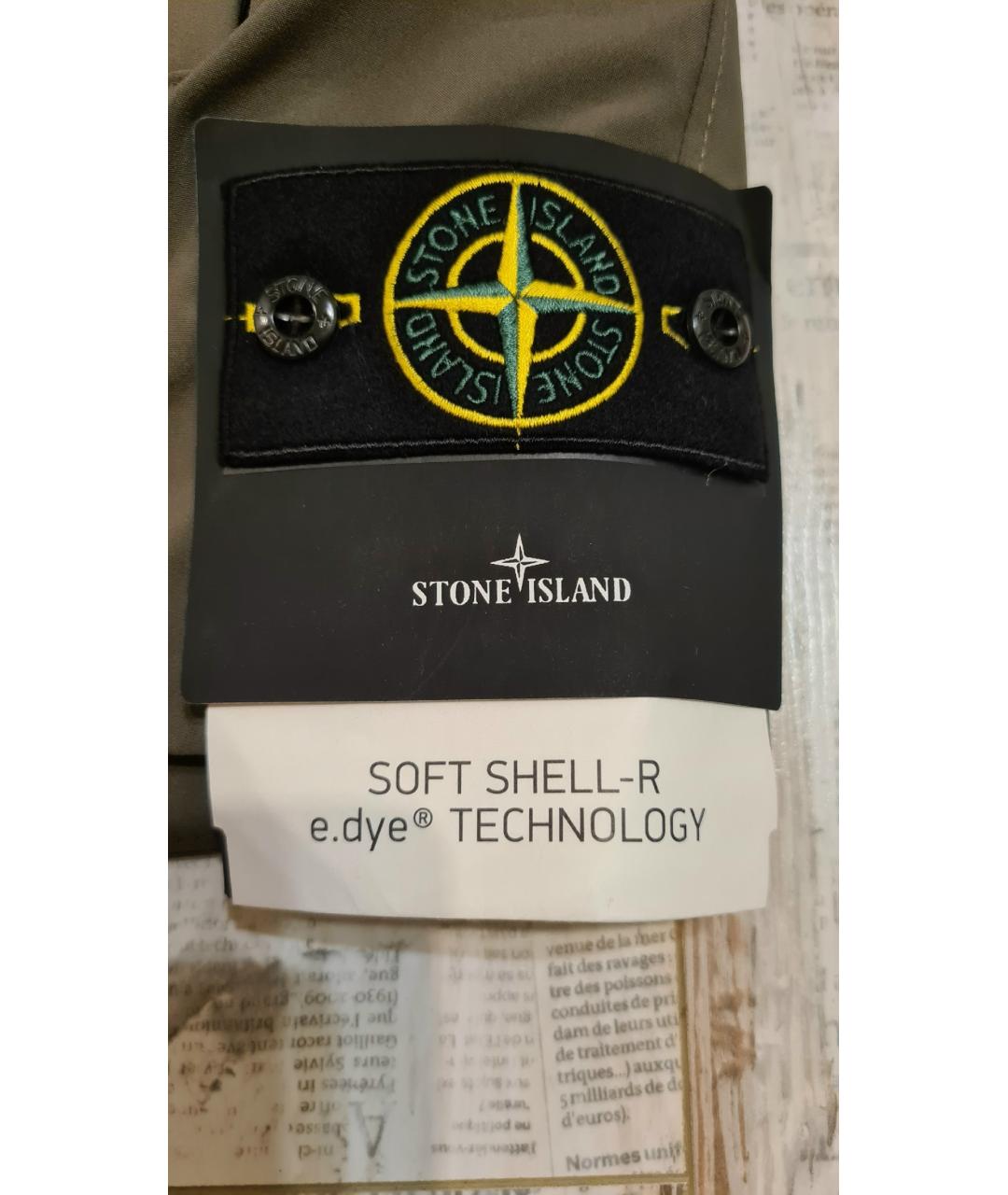 STONE ISLAND Хаки жилет, фото 5