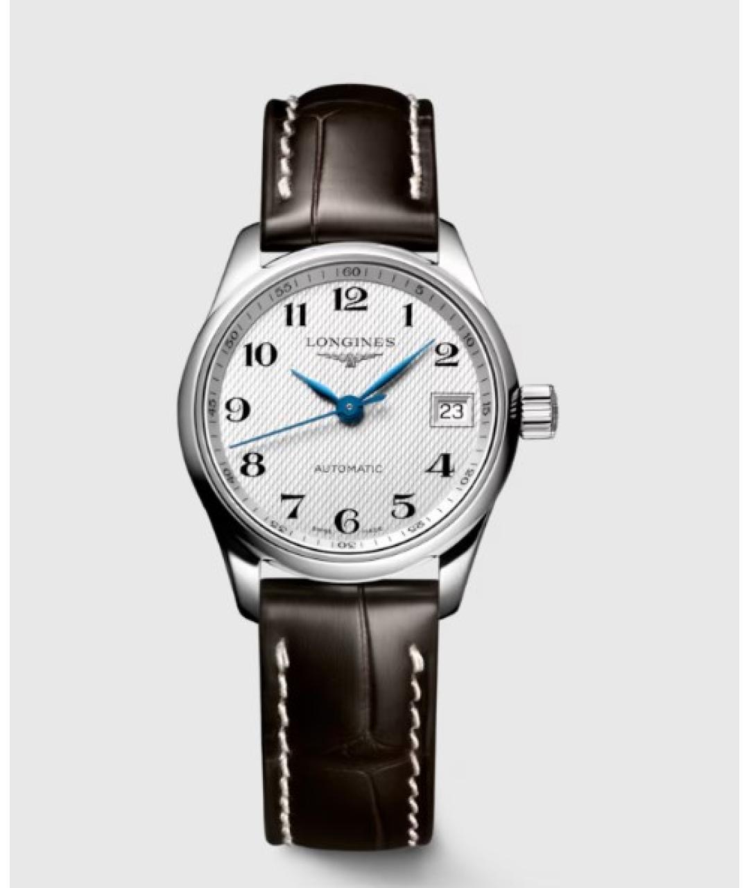 LONGINES Белые металлические часы, фото 9