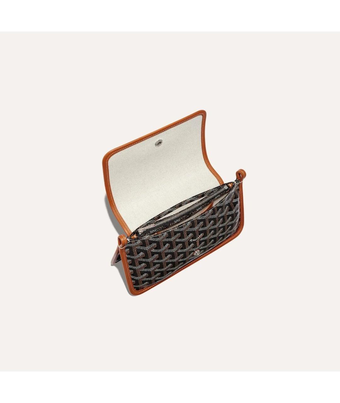GOYARD Коричневая сумка через плечо, фото 4