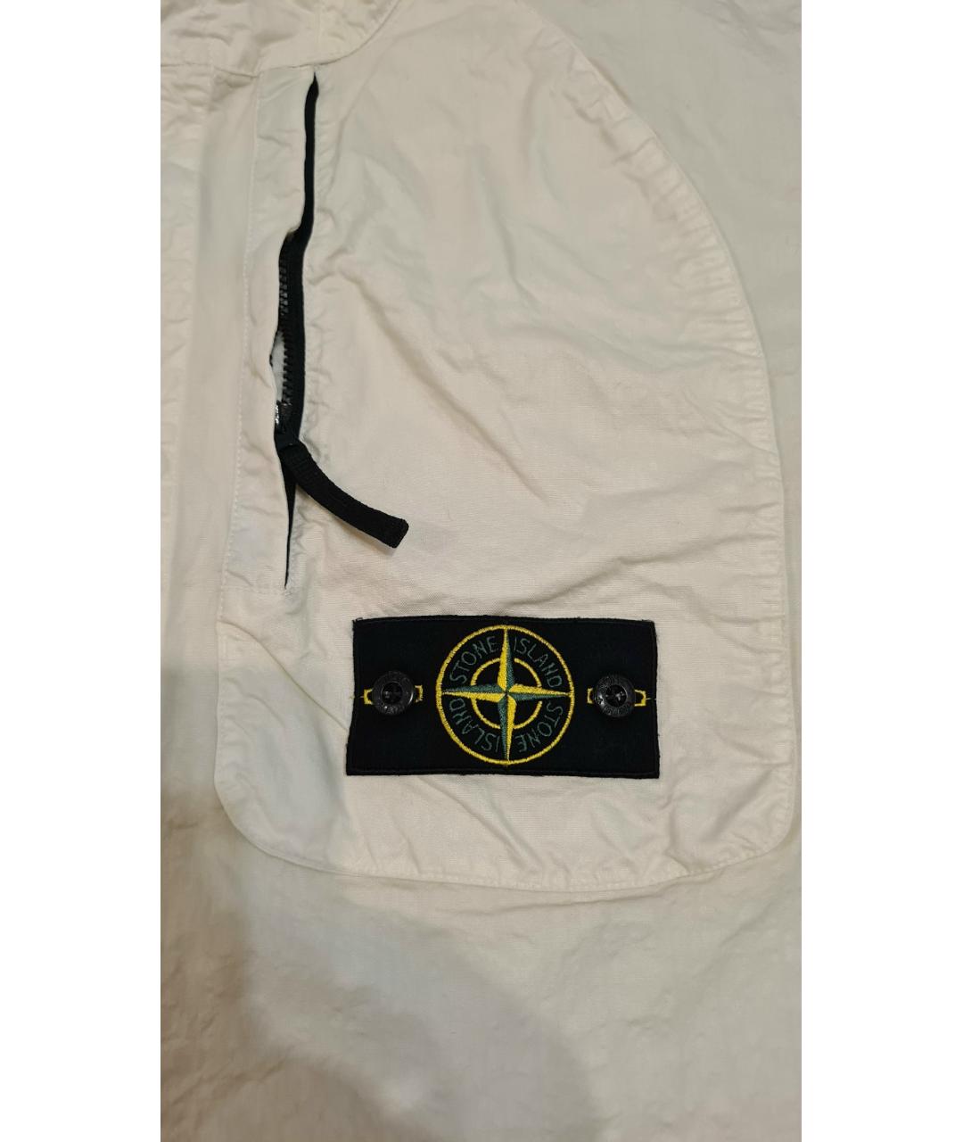 STONE ISLAND Бежевая кэжуал рубашка, фото 6