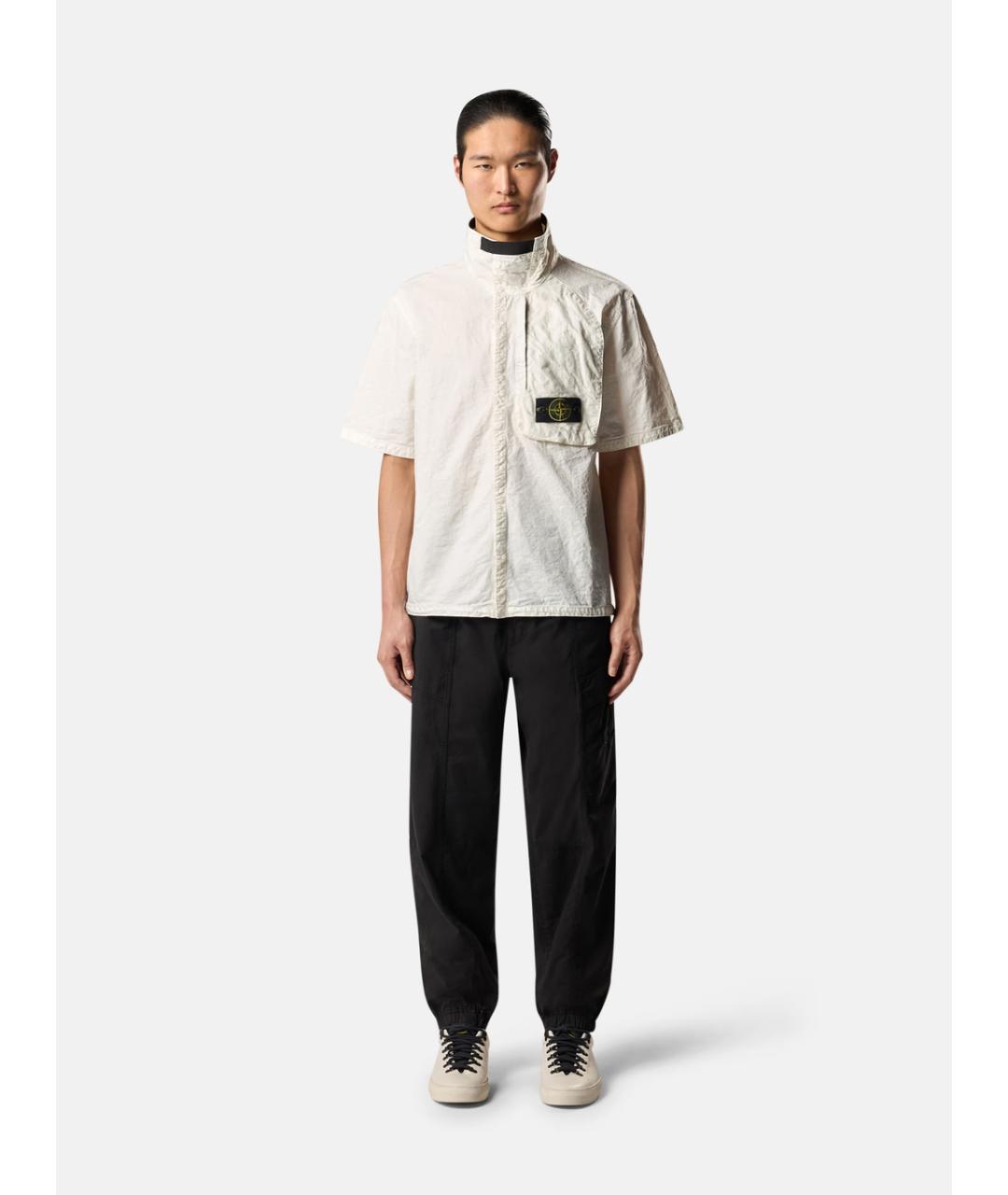 STONE ISLAND Бежевая кэжуал рубашка, фото 2
