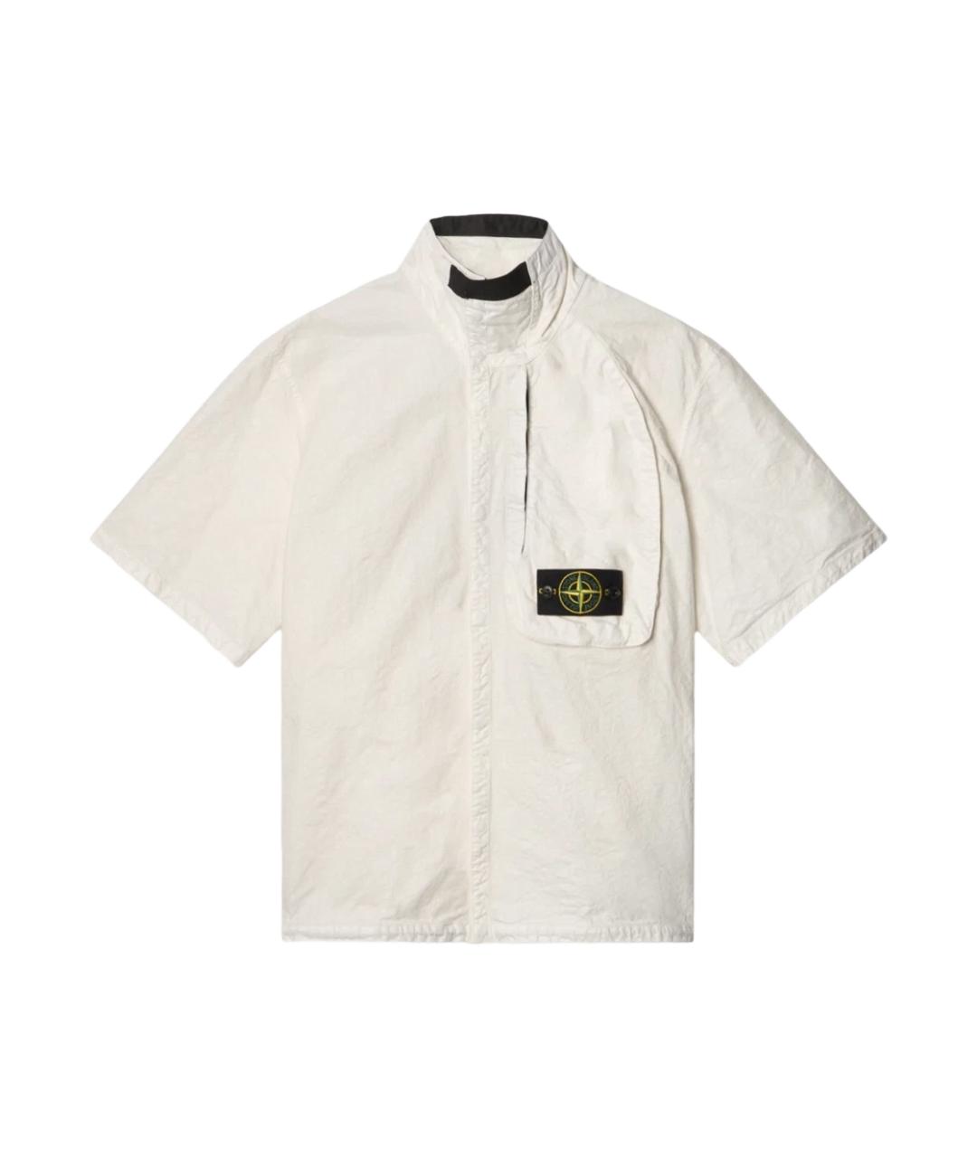 STONE ISLAND Бежевая кэжуал рубашка, фото 10