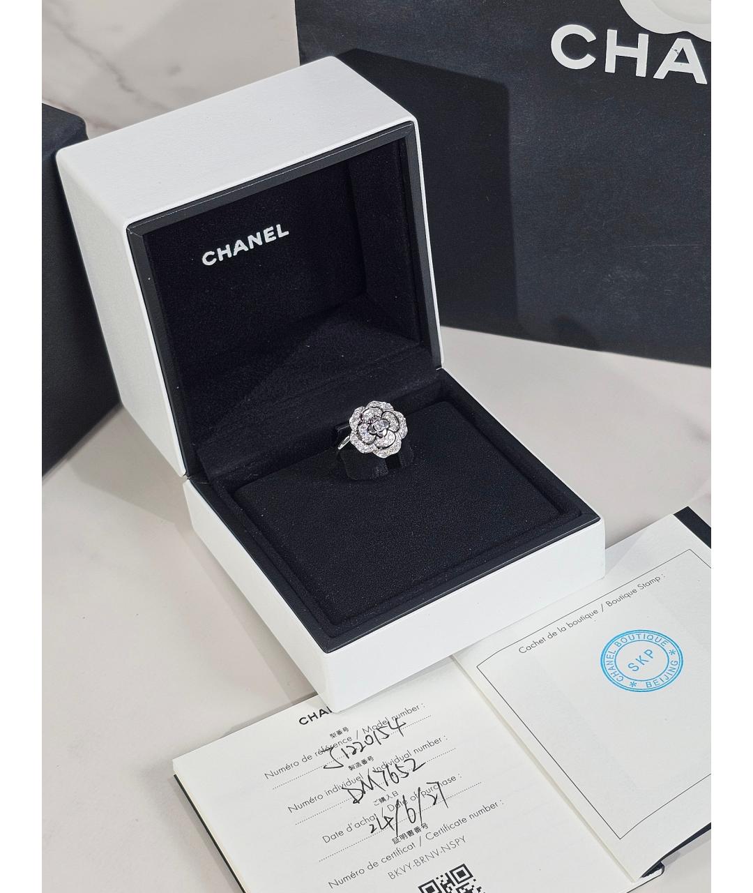 CHANEL Серебряное кольцо из белого золота, фото 2
