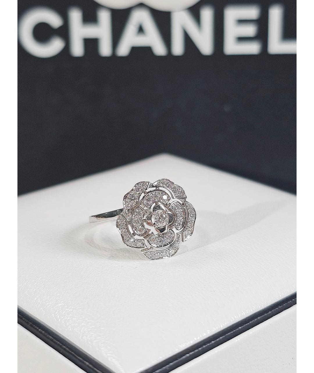 CHANEL Серебряное кольцо из белого золота, фото 3