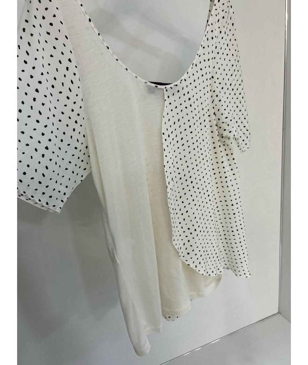 STELLA MCCARTNEY Белая шелковая блузы, фото 8