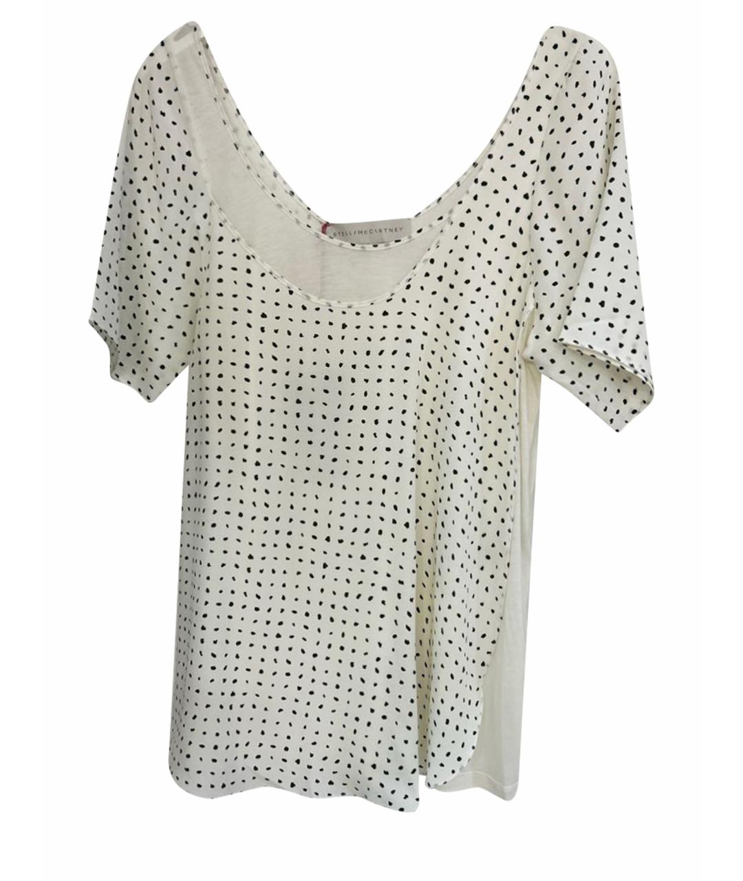 STELLA MCCARTNEY Белая шелковая блузы, фото 1