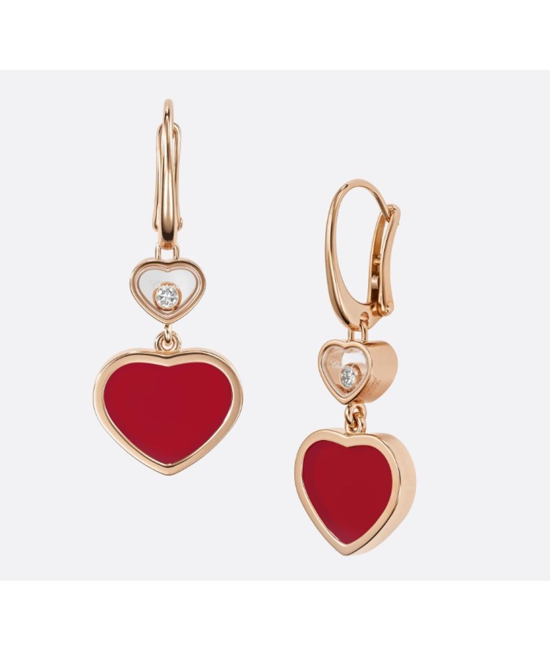 CHOPARD Золотые серьги из розового золота, фото 10