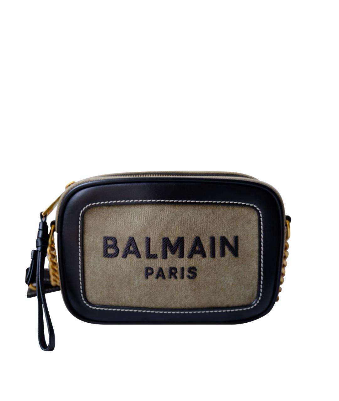 BALMAIN Хаки сумка через плечо, фото 1