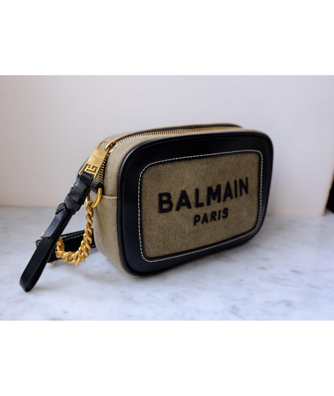 BALMAIN Хаки сумка через плечо, фото 2