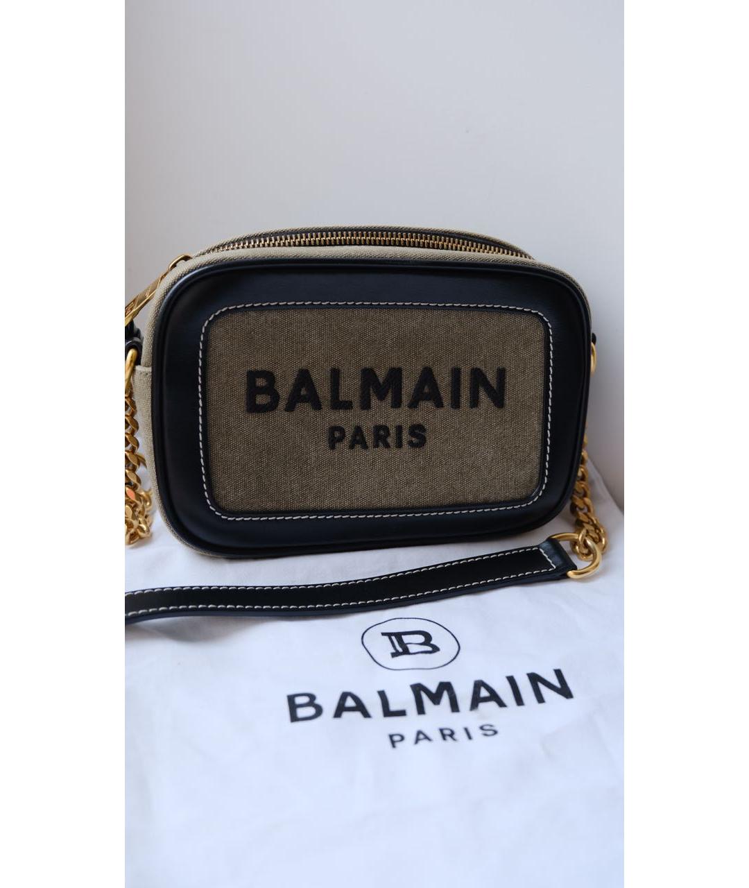 BALMAIN Хаки сумка через плечо, фото 5