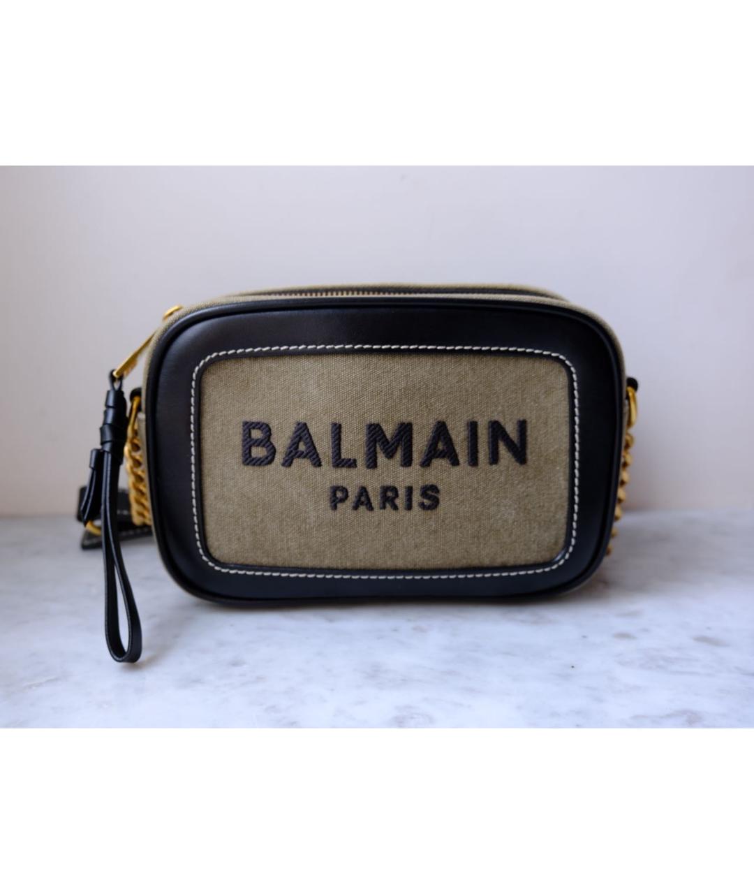 BALMAIN Хаки сумка через плечо, фото 9