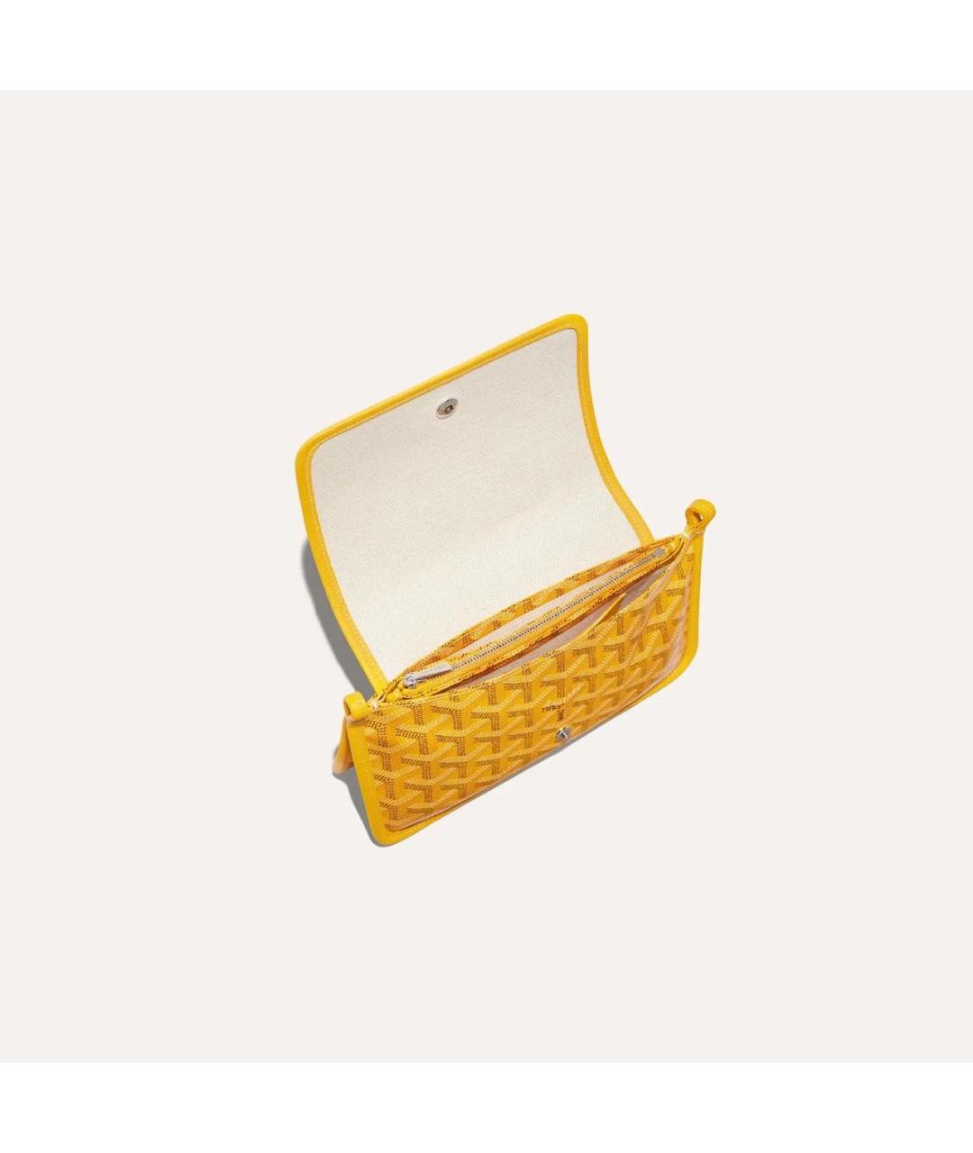GOYARD Желтая сумка через плечо, фото 4