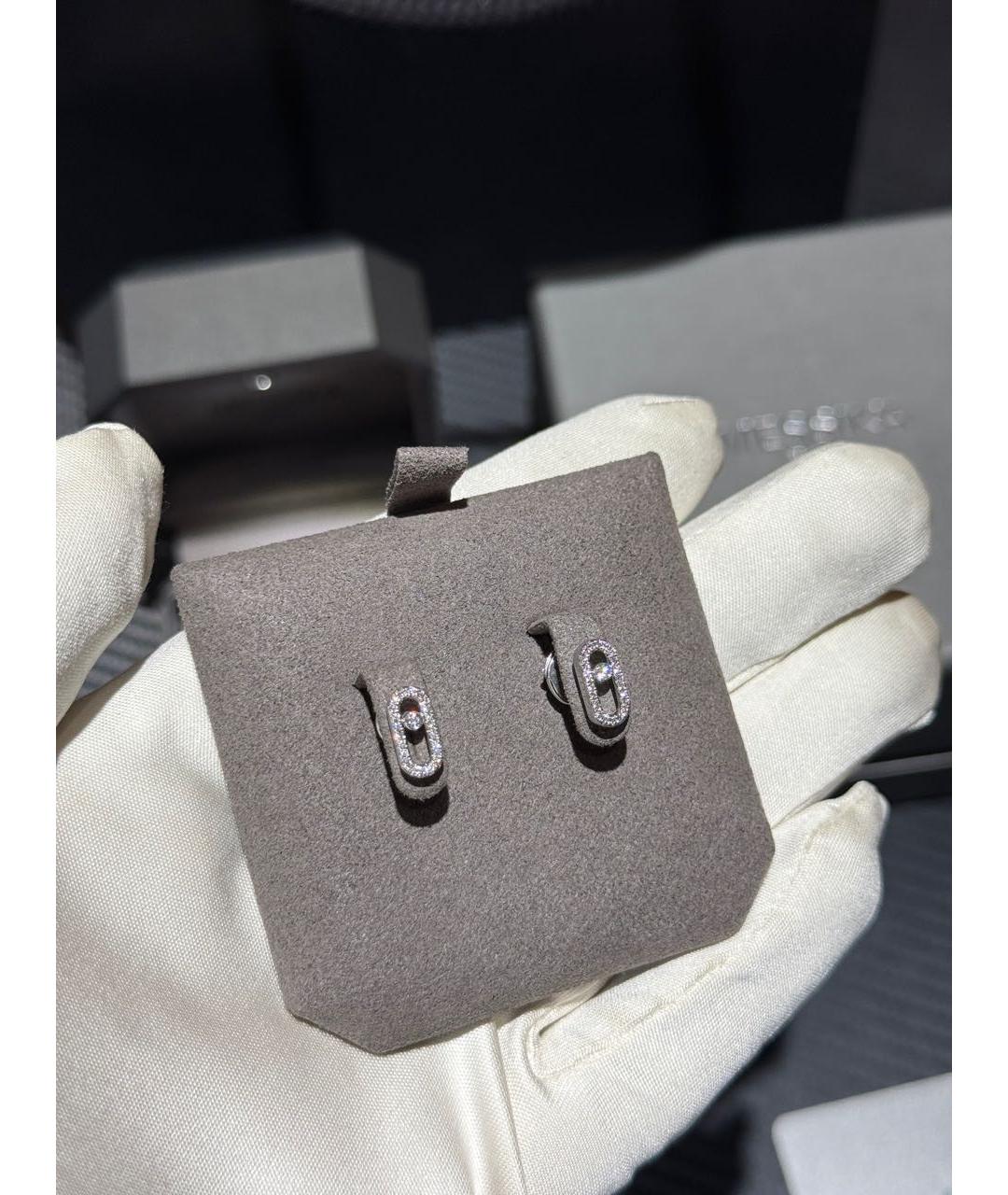 MESSIKA Серебряные серьги из белого золота, фото 7