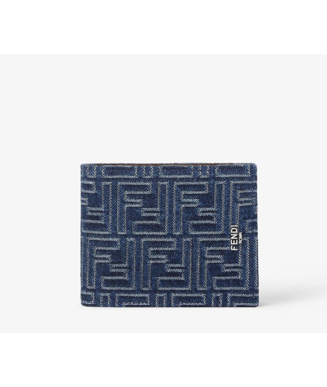 FENDI Синий кошелек, фото 4