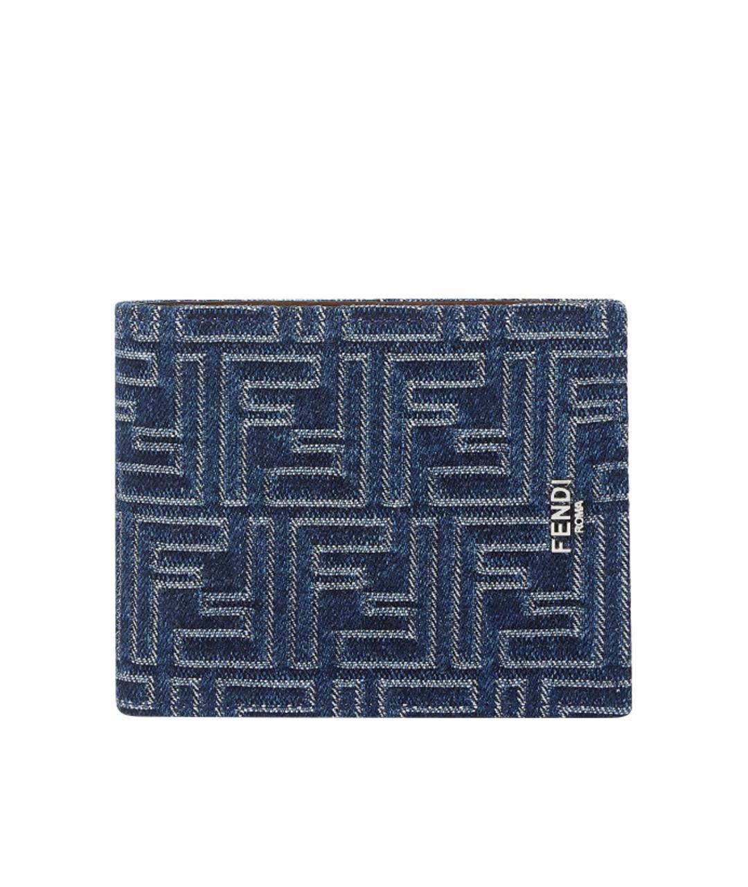 FENDI Синий кошелек, фото 1