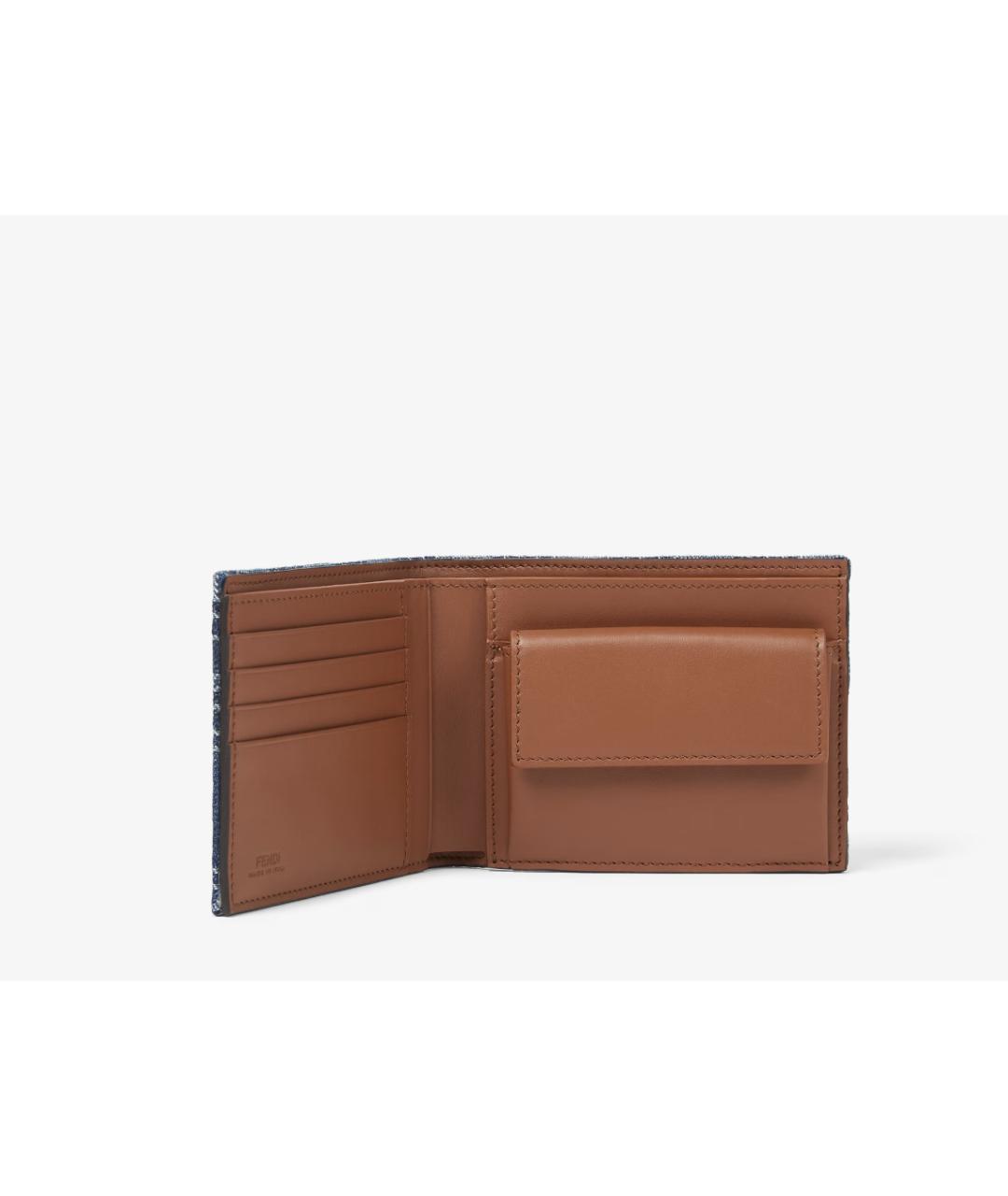 FENDI Синий кошелек, фото 2