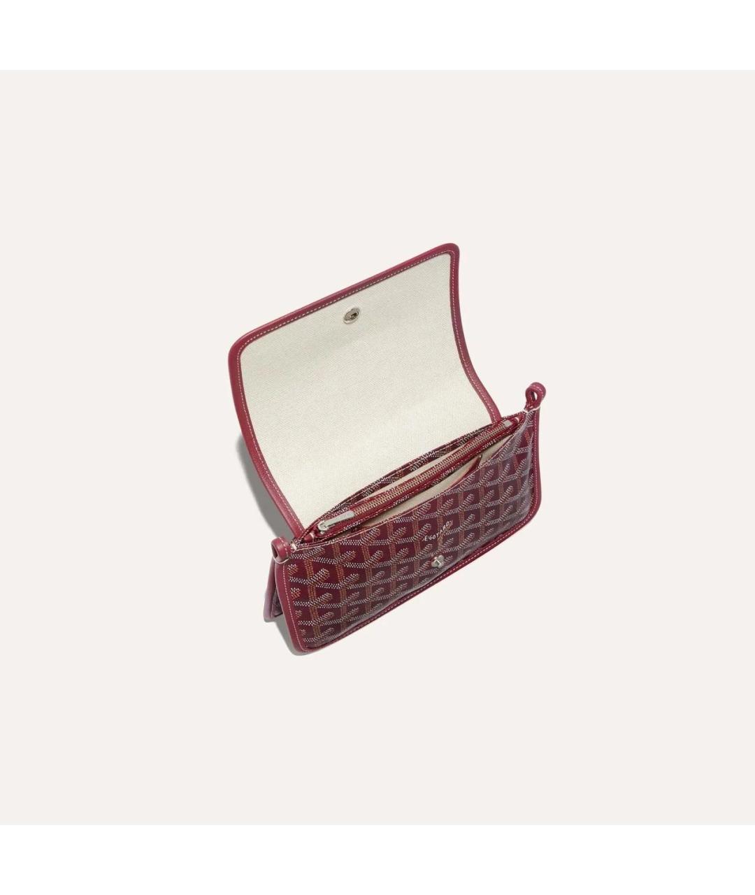 GOYARD Бордовая сумка через плечо, фото 4