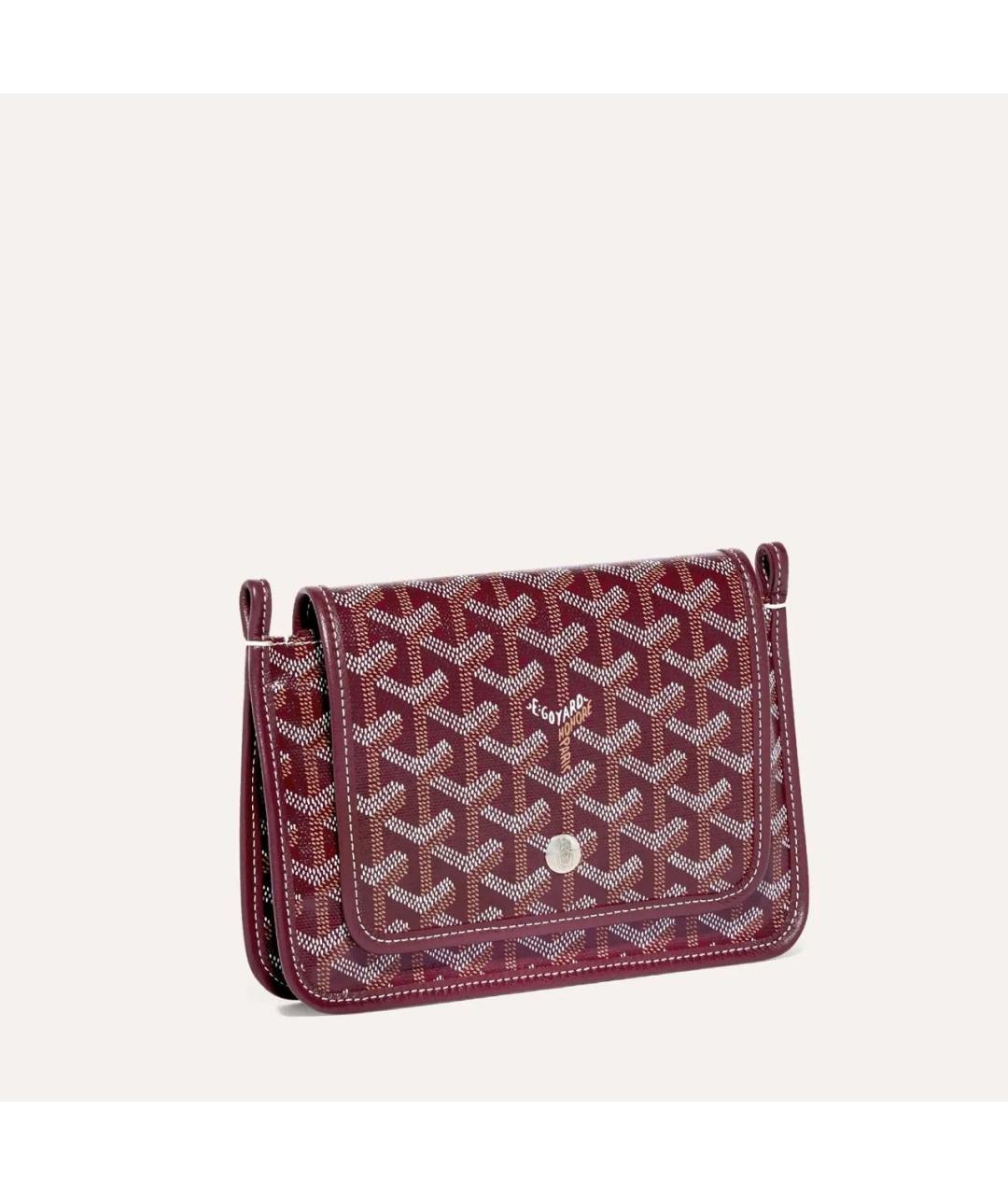 GOYARD Бордовая сумка через плечо, фото 2