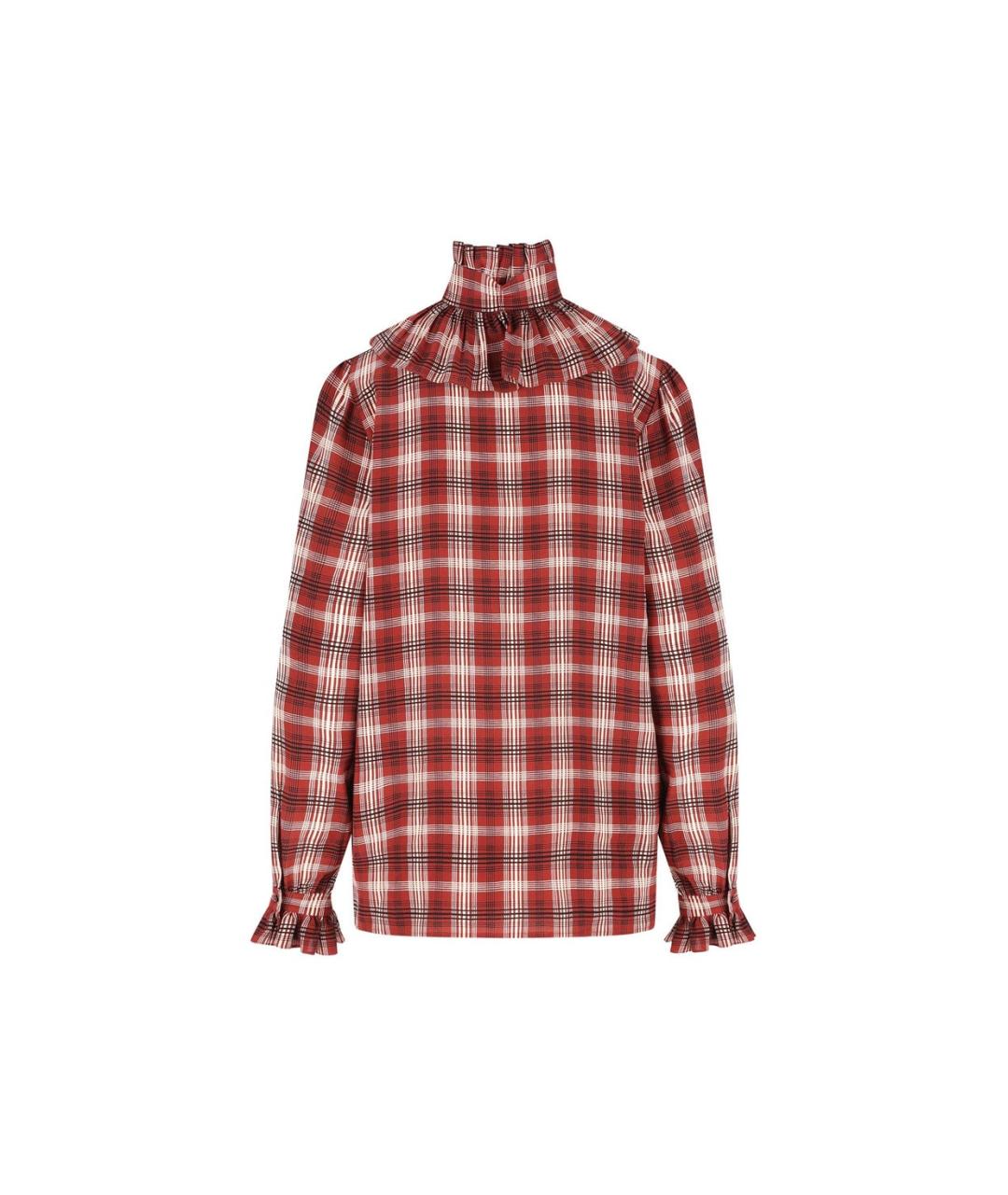 SAINT LAURENT Красная блузы, фото 2