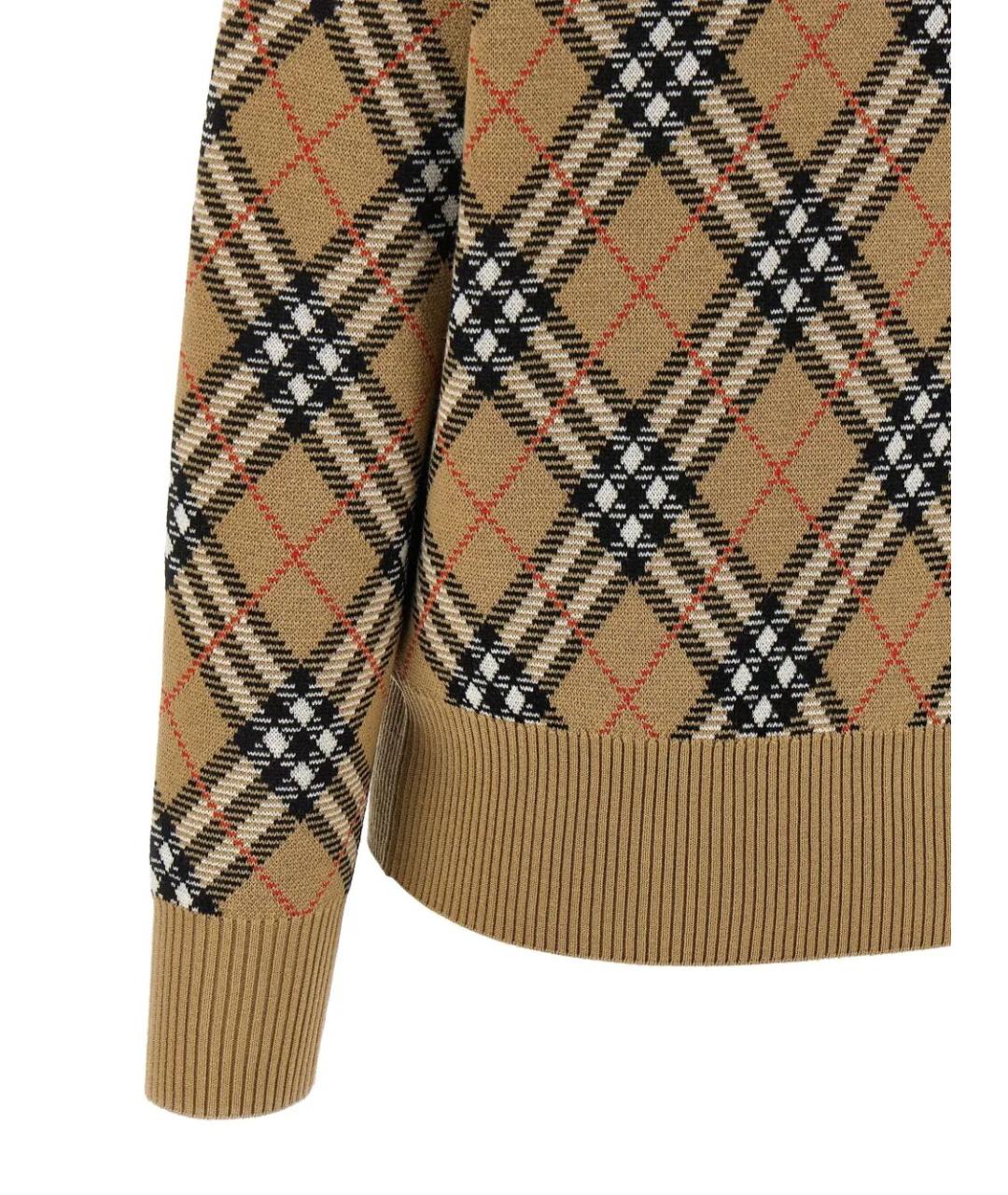 BURBERRY Бежевый джемпер / свитер, фото 4