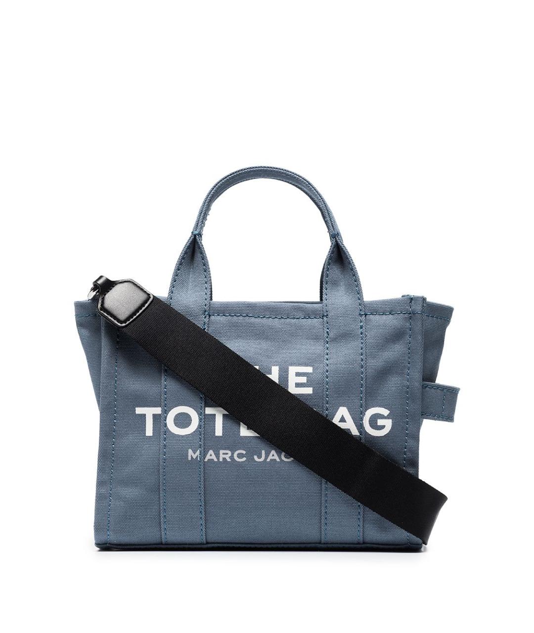 MARC JACOBS Голубая хлопковая сумка тоут, фото 1