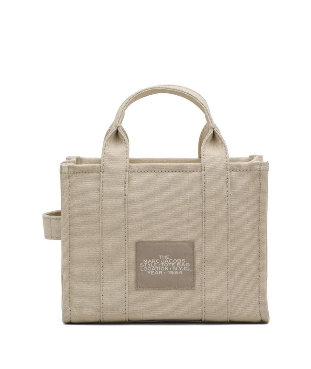 MARC JACOBS Бежевая хлопковая сумка тоут, фото 3