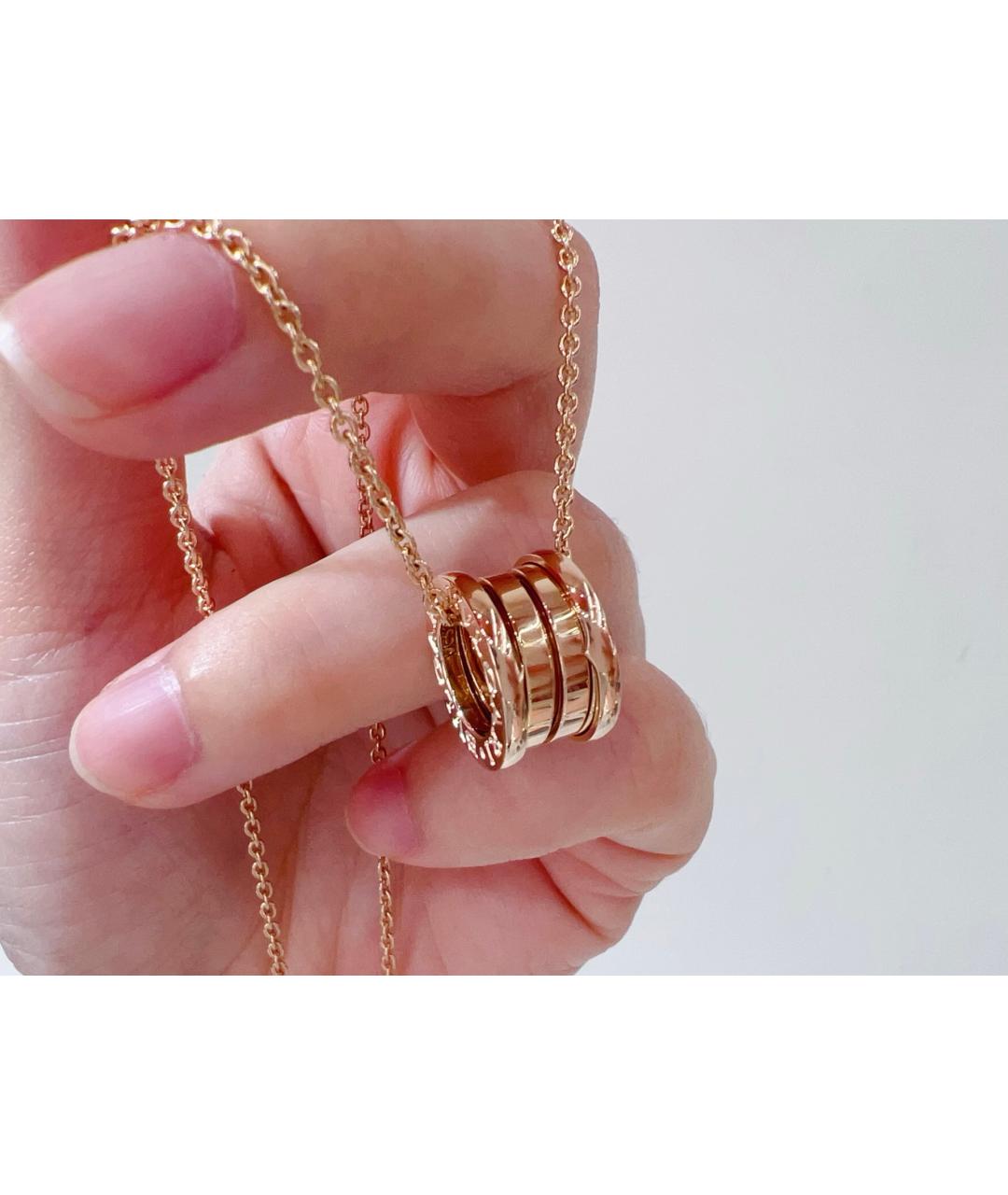 BVLGARI Золотое колье из розового золота, фото 5