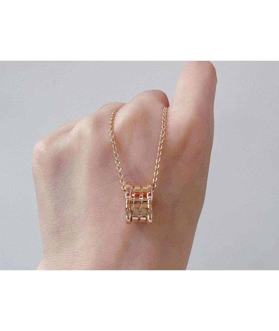 BVLGARI Золотое колье из розового золота, фото 3