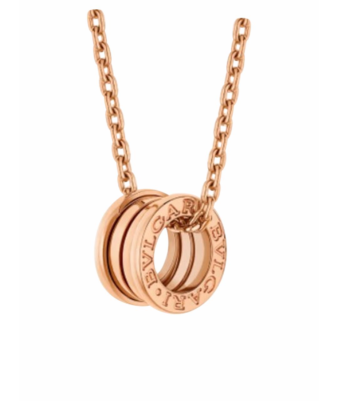BVLGARI Золотое колье из розового золота, фото 10