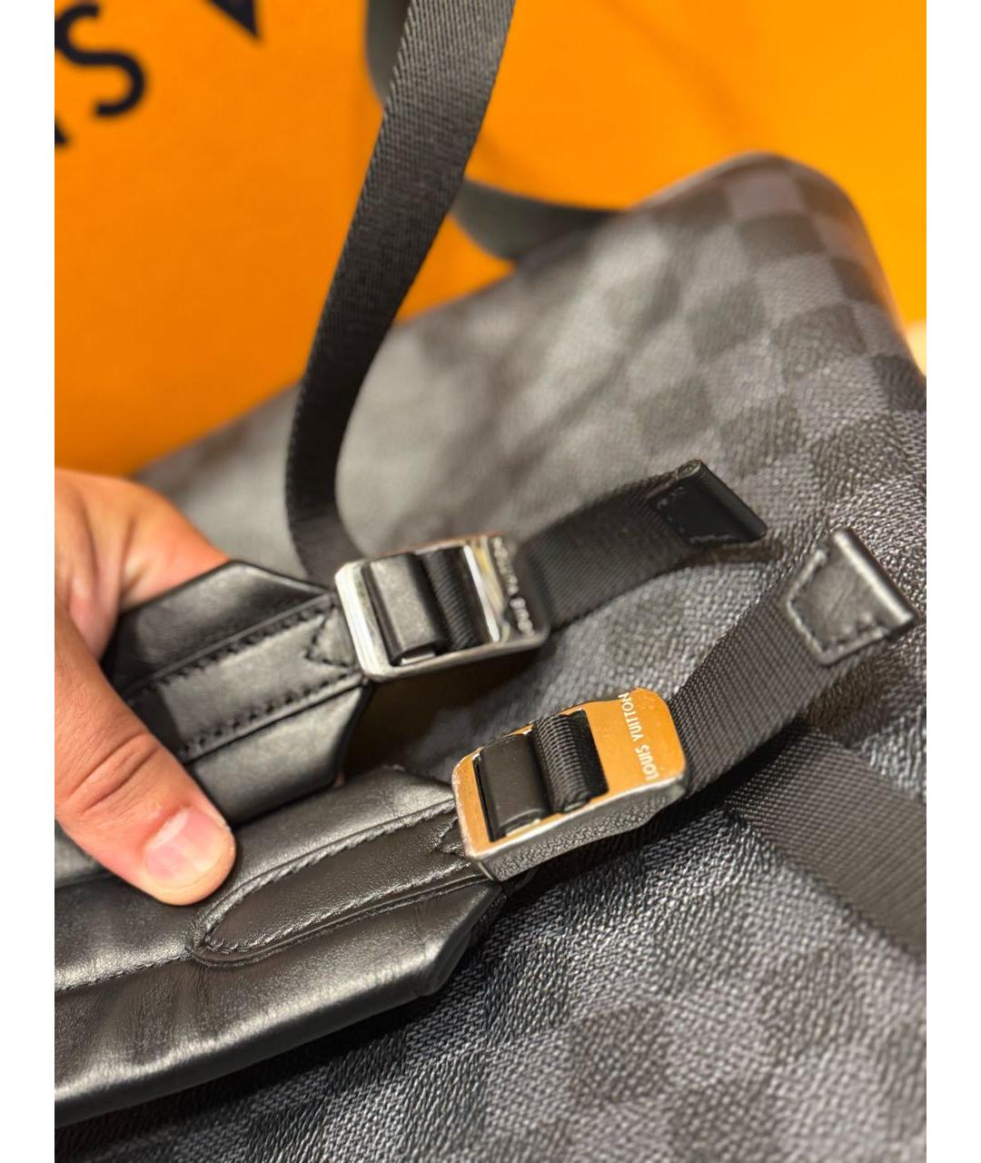 LOUIS VUITTON Серый рюкзак, фото 6