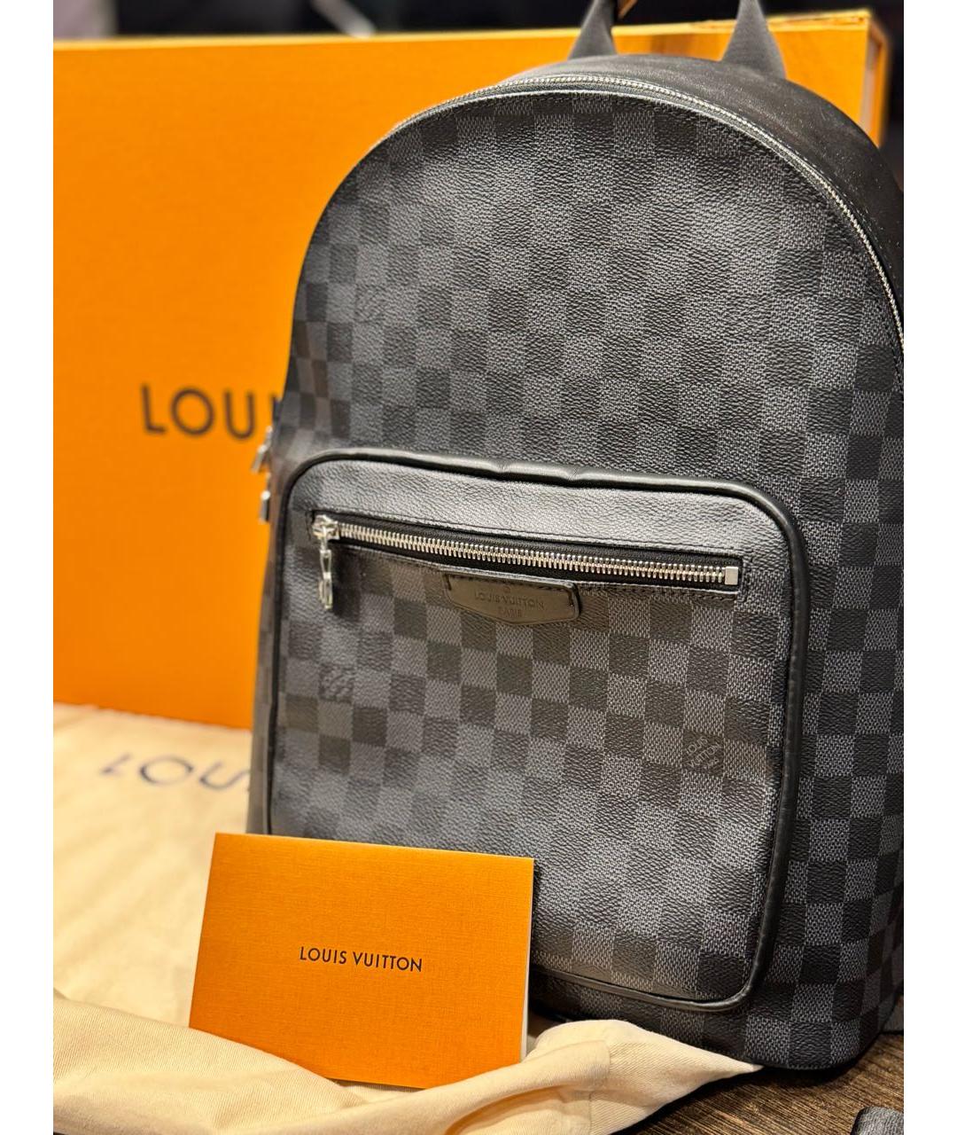LOUIS VUITTON Серый рюкзак, фото 9