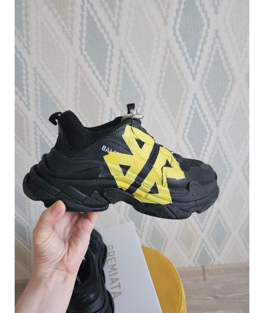 BALENCIAGA Черные кроссовки, фото 5