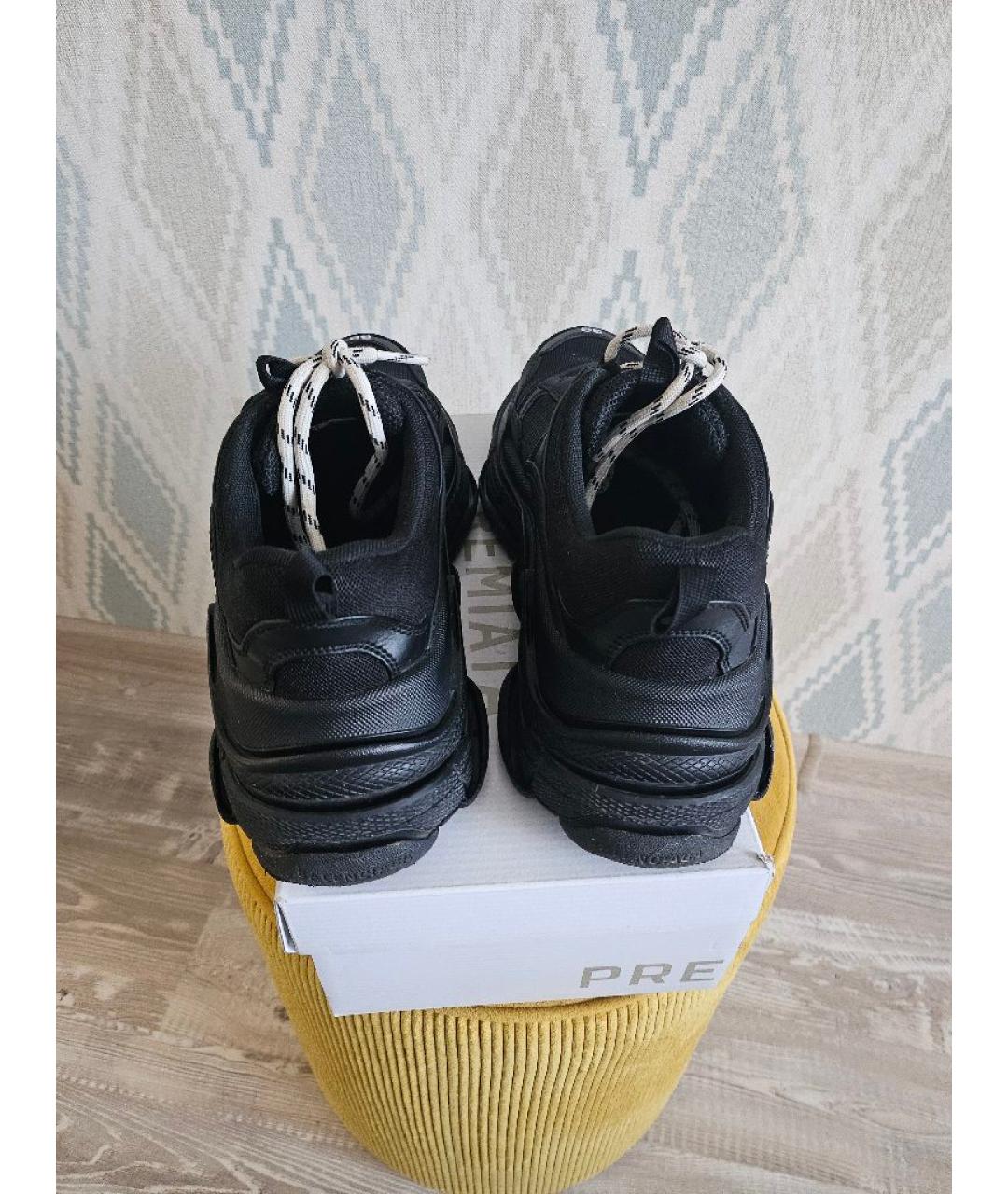 BALENCIAGA Черные кроссовки, фото 4