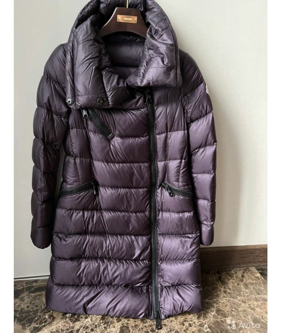 MONCLER Фиолетовый пуховик, фото 7