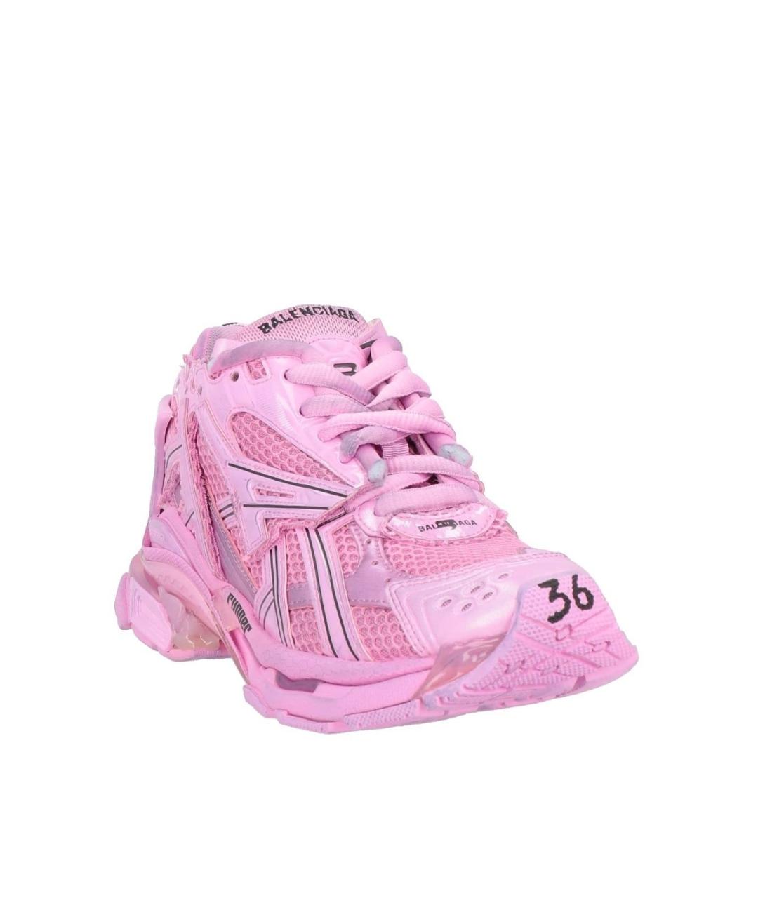 BALENCIAGA Розовые кроссовки, фото 2