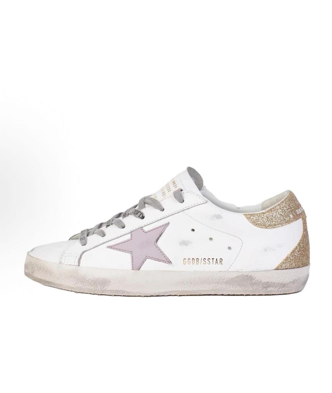 GOLDEN GOOSE DELUXE BRAND Белые кожаные кеды, фото 5