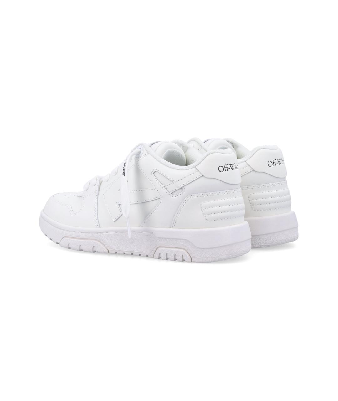 OFF-WHITE Белые кеды, фото 4