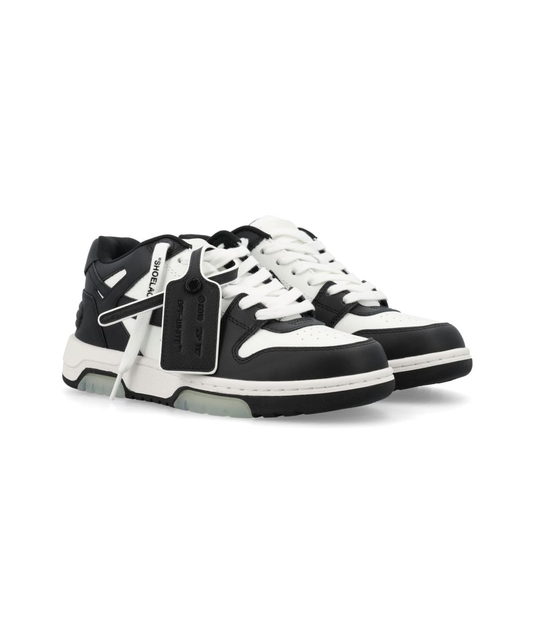 OFF-WHITE Белые синтетические низкие кроссовки / кеды, фото 2