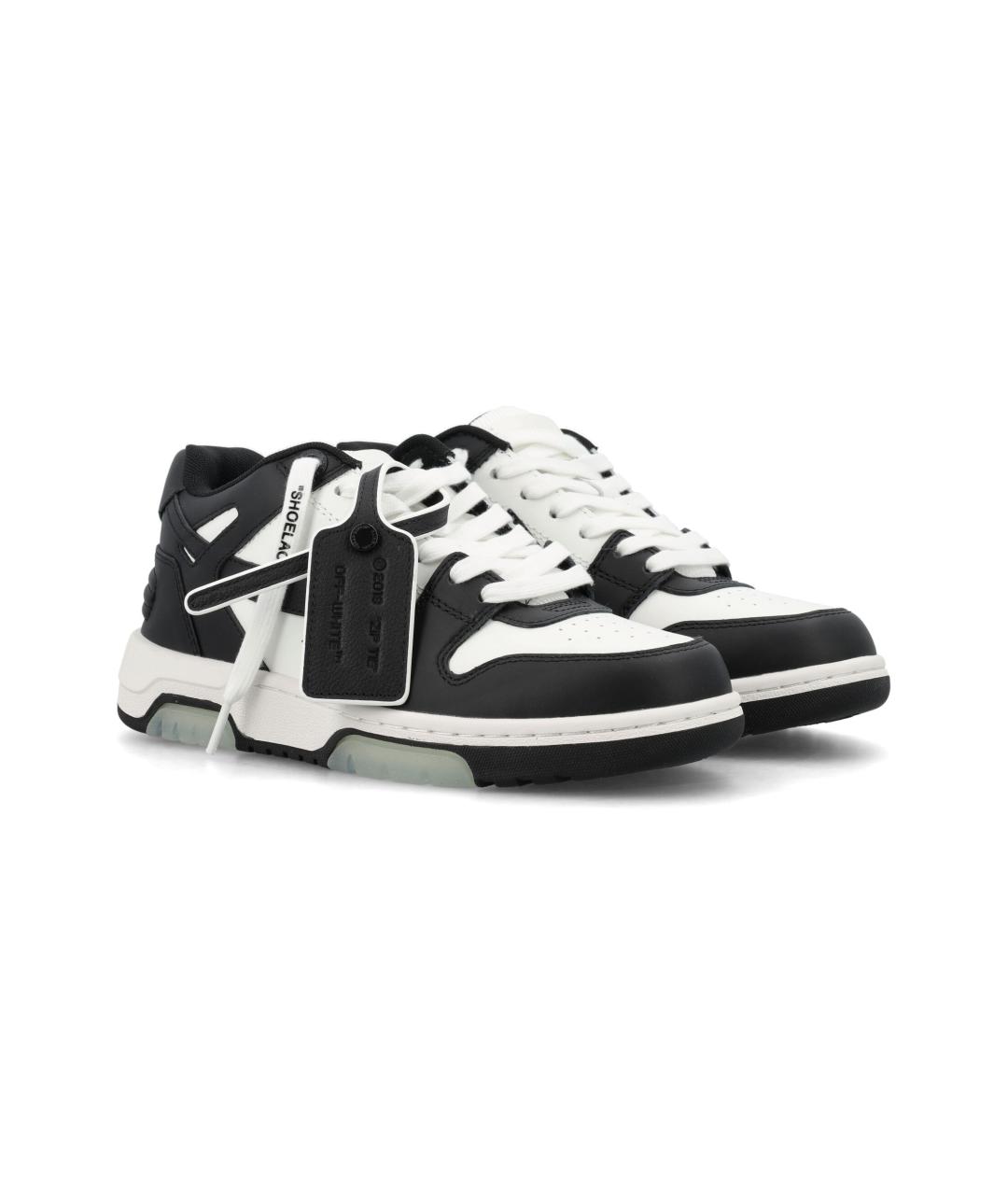 OFF-WHITE Белые синтетические низкие кроссовки / кеды, фото 6
