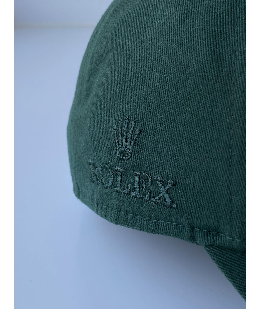 ROLEX Зеленая хлопковая кепка/бейсболка, фото 2