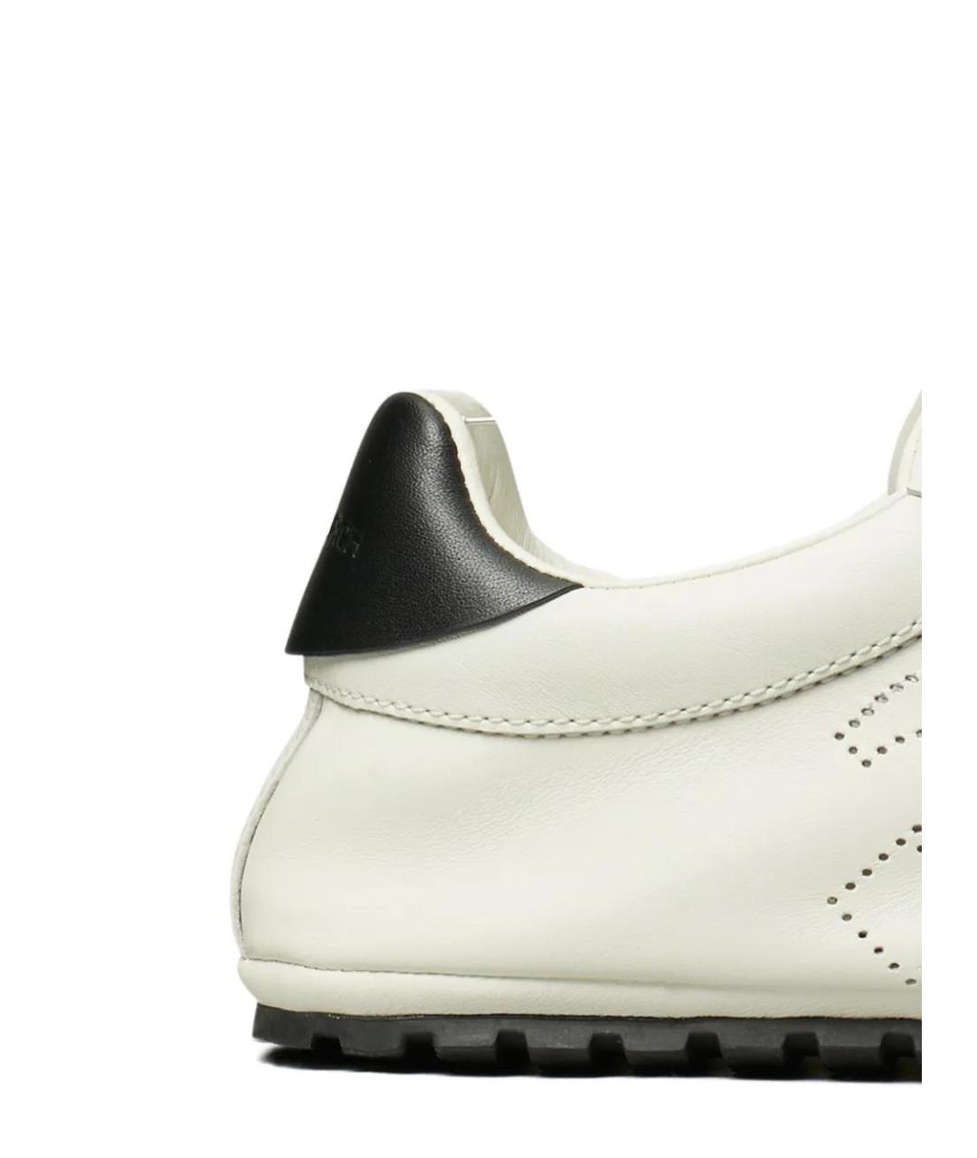 TORY BURCH Белые кожаные кроссовки, фото 5