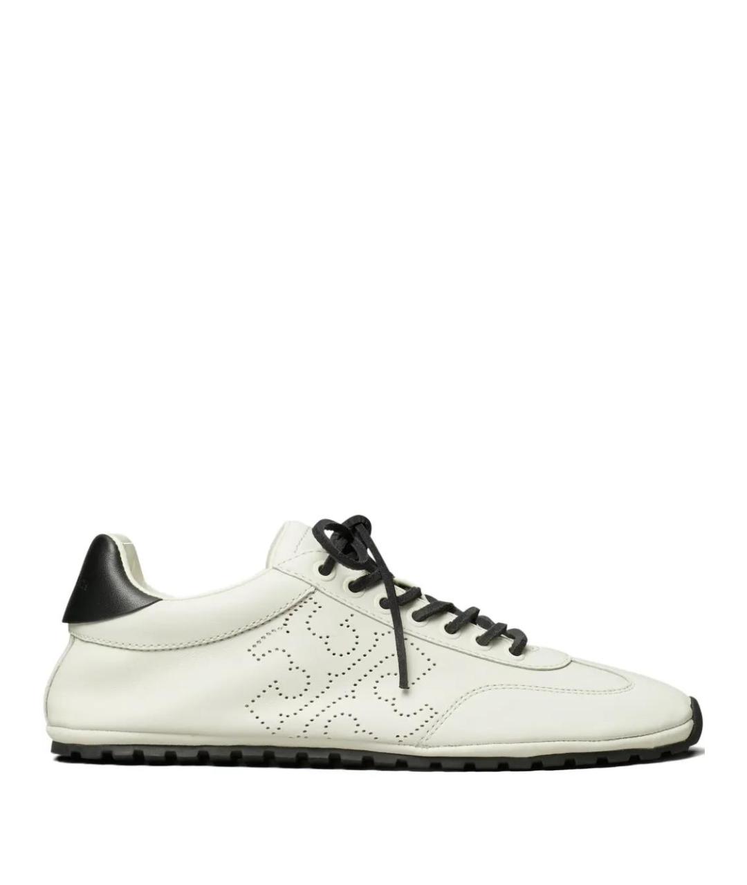 TORY BURCH Белые кожаные кроссовки, фото 1