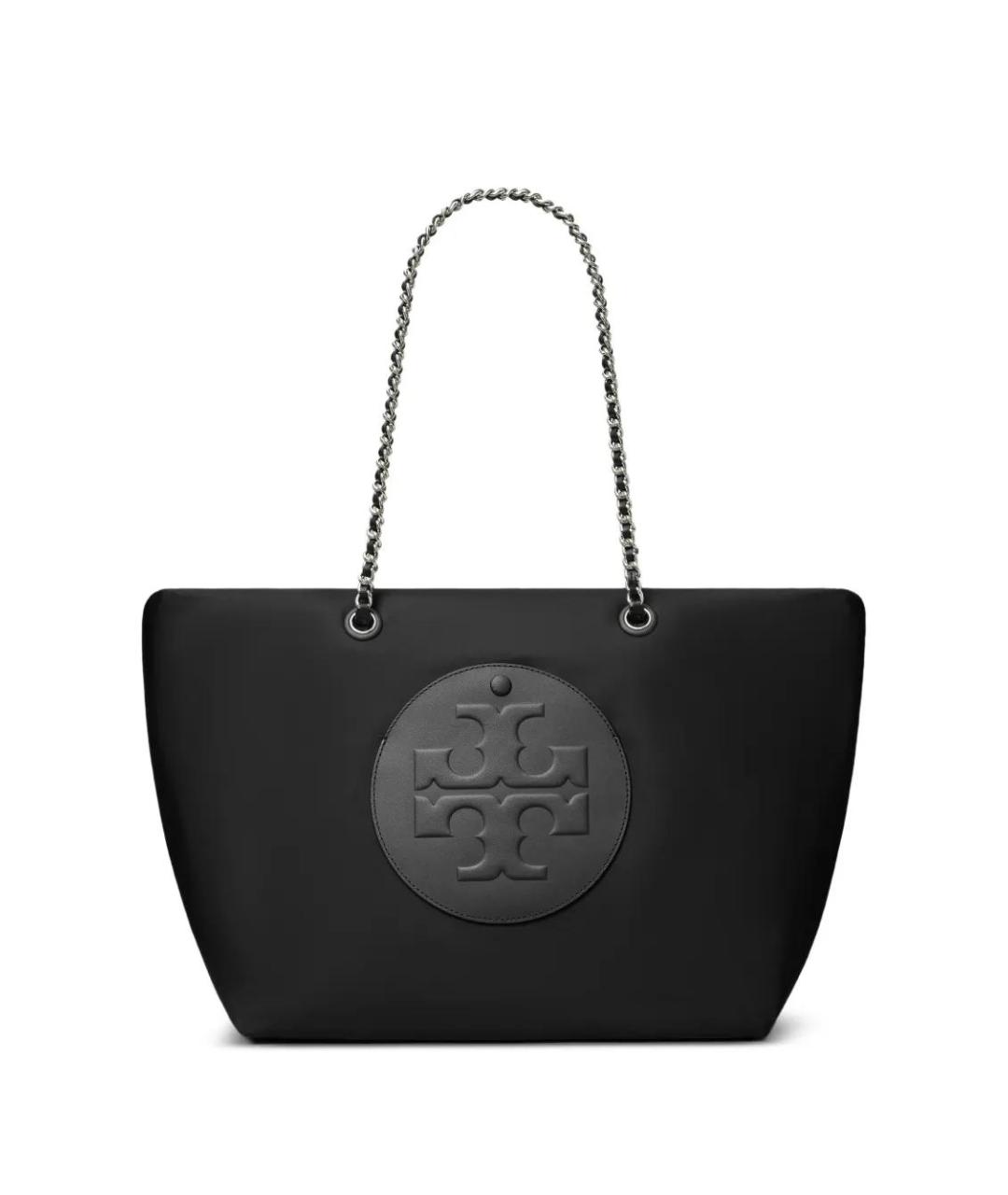 TORY BURCH Черная синтетическая сумка тоут, фото 1