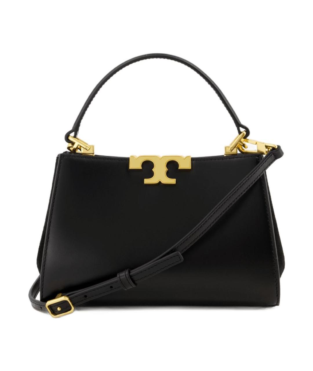 TORY BURCH Черная кожаная сумка через плечо, фото 3