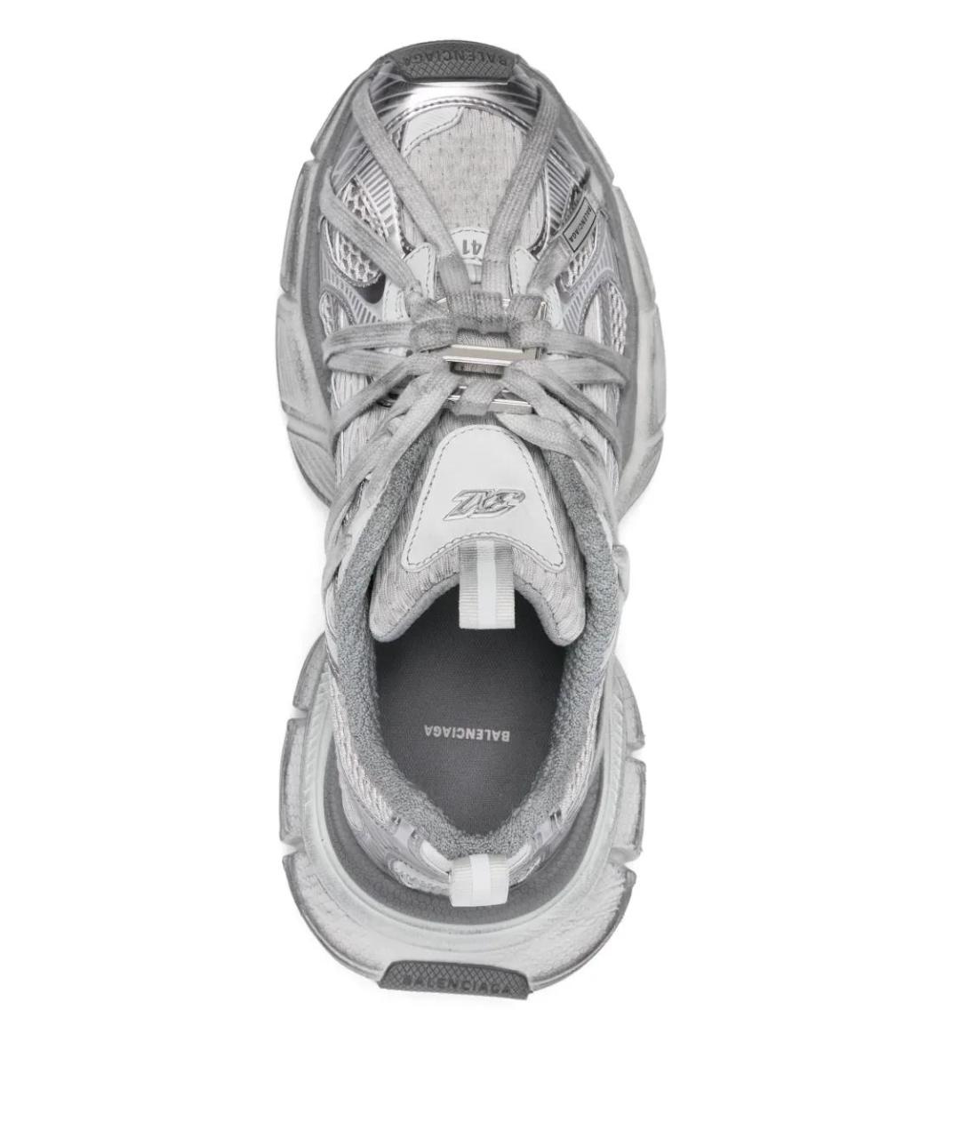 BALENCIAGA Серые кроссовки, фото 4