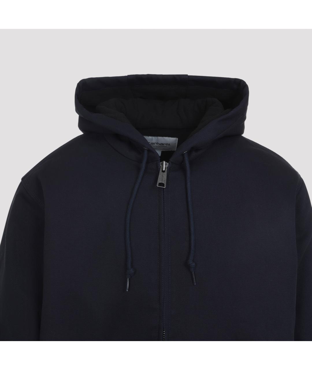 CARHARTT WIP Темно-синяя хлопковая куртка, фото 5