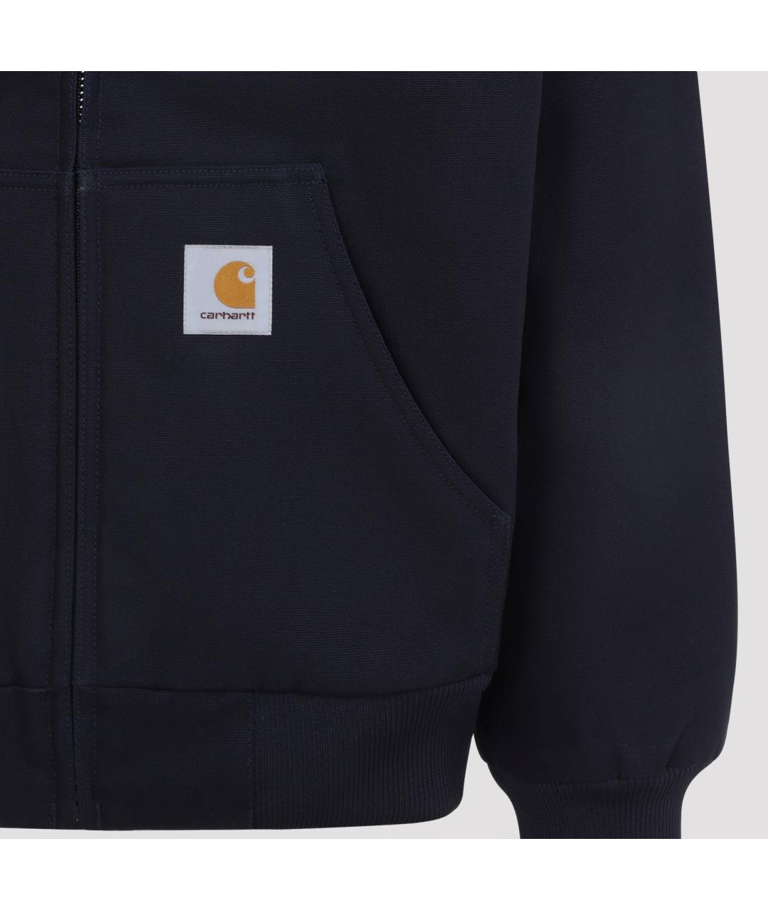 CARHARTT WIP Темно-синяя хлопковая куртка, фото 4