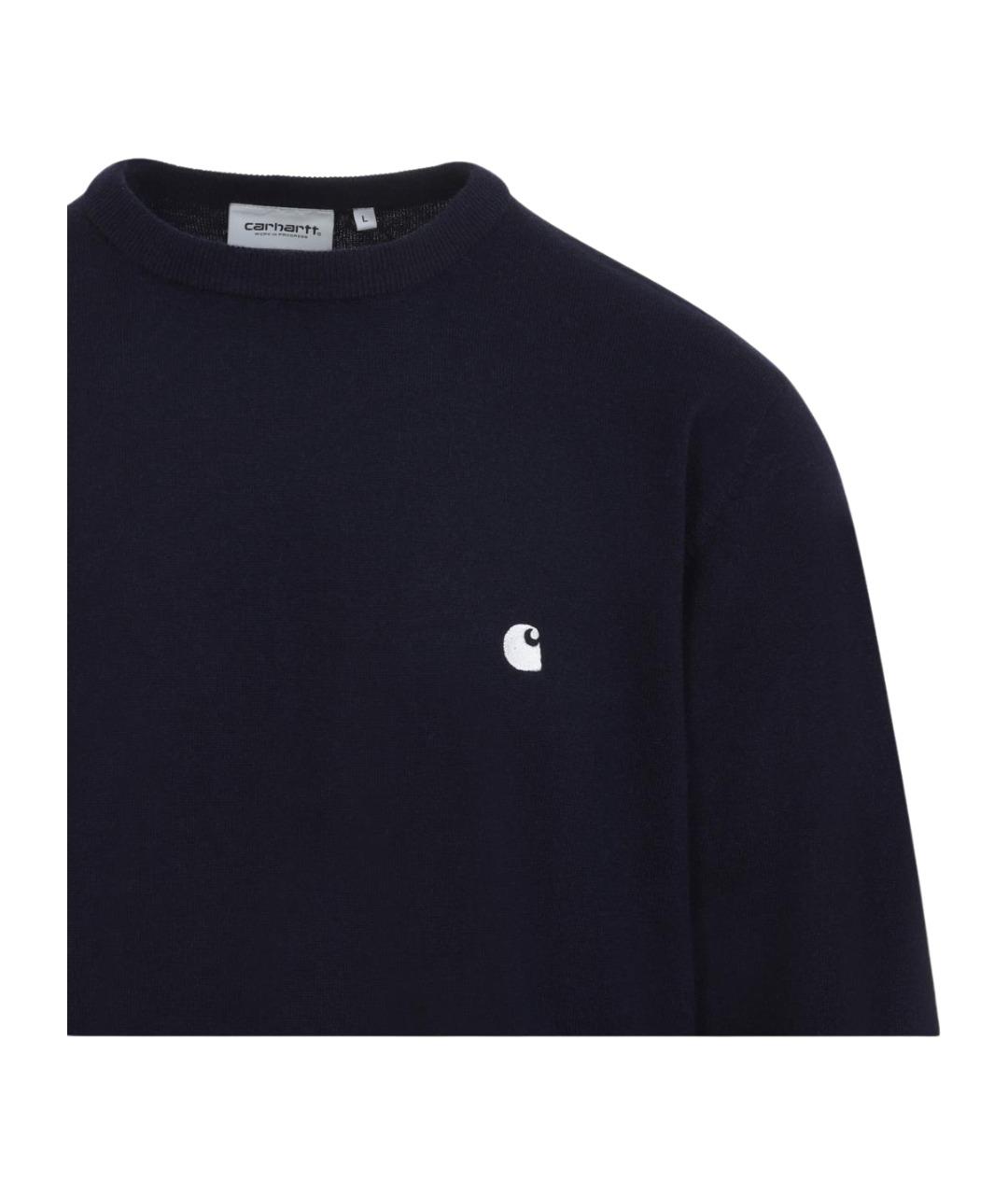CARHARTT WIP Синий шерстяной джемпер / свитер, фото 3
